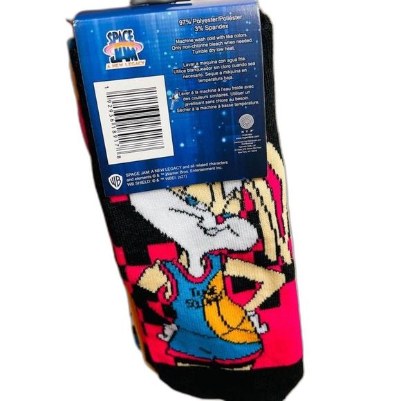 Space Jam women’s socks ~no show socks~ size shoe 4-10 (5 pairs) NWT - Picture 4 of 5